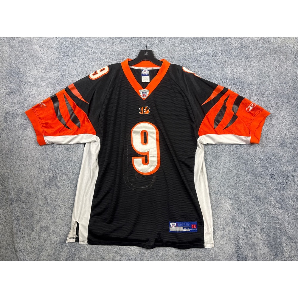 Reebok Mens‎ 52 Black Cincinnati Bengals Carson Palmer 9 NFL Authentic Jersey